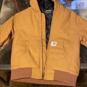 Kids carhartt jacket Xs size 6